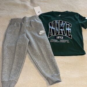 NWT Nike Kids Athletic Set